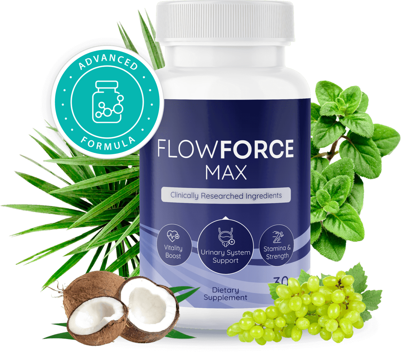 FlowForce Max Prostate Health Supplement Bottle