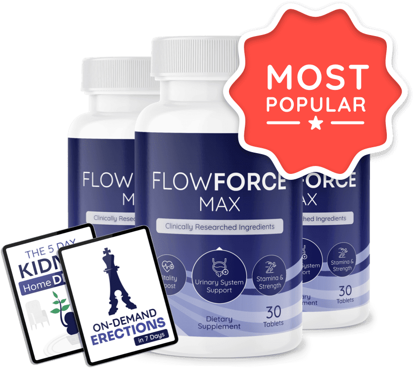 FlowForce Max 3 Bottles